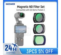NEEWER Juego de filtros ND magnéticos compatibles con DJI Osmo Pocket 3 Creator Combo Accesorios Filtro de ND2-32 de densidad neutra variable 3