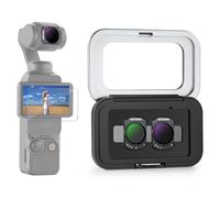 NEEWER Juego de filtros ND Variables compatibles con dji Osmo Pocket 3/Creator Combo, magnético Multicapa ND2-32 y ND64-512 de Densidad Neutra, Accesorios de Filtro de Lente de cámara de acción con