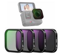 NEEWER Juego de filtros ND y CPL compatibles con Insta360 Ace Pro, ND16 ND32 ND64 CPL, paquete de 4 accesorios de cámara de acción, filtros polarizadores de densidad neutra con vidrio óptico multicapa