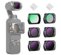 NEEWER Juego de filtros UV magnéticos ND CPL compatibles con dji Osmo Pocket 4 & Pocket 3 Creator Combo Accesorios, Filtro Gris ND ND16/PL ND32/PL ND64/PL ND256/PL, 6 Unidades, Filtro de Objetivo
