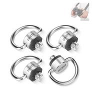 NEEWER Juego de Tornillos de Anillo en D (Paquete de 4), Tornillo de fijación roscado de Acero Inoxidable de 1/4 Pulgadas de Repuesto para Correa de Hombro, Correa de muñeca, Mango de Cabestrillo,