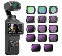 Neewer Juego de filtros magnéticos ND y CPL y Efecto para dji OSMO Pocket 3, Paquete de 14 HD CPL ND8 ND16 ND32 ND64 ND128 ND256 ND1000 ND8/PL ND16/PL ND32/PL ND64/PL Reducción de la ción, Diferencia