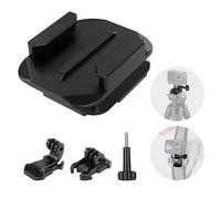 NEEWER Kit Adaptador Correa de Mochila Compatible con Peak Design Capture Clip V3 GoPro Insta360 AKASO dji Osmo Action Camera Cage, Placa Liberación Rápida Compatible con Peak Design Trípode, QR016