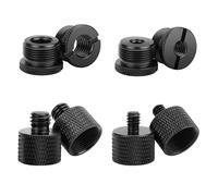 NEEWER Kit de accesorios de adaptador de soporte de micrófono, 8 piezas, incluye adaptadores de montaje de rosca hembra de 1/4 pulgadas 3/8 pulgadas a macho de 5/8 pulgadas y hembra de 1/4 pulgadas 3