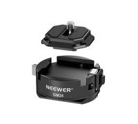 NEEWER Kit de placa de liberación rápida GM34 con bloqueo automático antitorsión y adaptador QR, base de abrazadera para Arca Swiss para Ronin