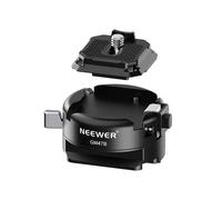 NEEWER Kit de placa de liberación rápida GM47B con bloqueo automático antitorsión y adaptador QR, base de abrazadera para Arca Swiss para Ronin