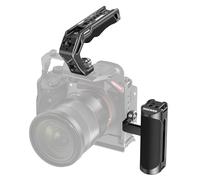 NEEWER Kit Grip de Top Handle y Side Handle, 3/8" Tornillo con Pasadores de Localización ARRI, Tornillos de 1/4", Empuñadura Ergonómica, Compatible con SmallRig Rig de Video Camera Cage, CA007+VS105