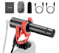 NEEWER KM17 - Micrófono USB C con cancelación de Ruido, Plug & Play, micrófono cardioide de Alta sensibilidad para entrevista con Soporte de Choque Compatible con 16 Pro MAX Android dji Pocket 3