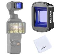 NEEWER Lente Anamórfica Azul 1,2X Compatible con dji Osmo Pocket 3 y Accesorios Creator Combo, Efecto Cinemático Azul Pantalla Grande, Lente de Cristal Óptico HD Magnética para Vídeo, LS-44 Pro