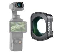 NEEWER Lente Macro 2X para Pocket 3, Lente Magnética Fotografía Macro de Primer Plano, 3 Elementos en 3 Grupos Vidrio Óptico HD Multicapa, Compatible con DJI Osmo Pocket 3, No Apilar Filtros, LS-64
