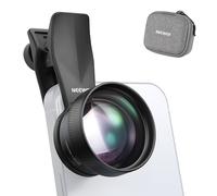 NEEWER 75mm Macro Objetivos Cámara Móvil con Roscado 17mm Lentes Clip, 3X Aumento, 5 Elementos en 5 Grupos para Placa Trasera, Jaula Móvil, Funda Compatible con iPhone Samsung Android, LS-73