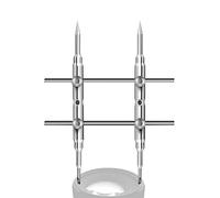 NEEWER Llave Inglesa de Lente de Acero Inoxidable, Herramienta Profesional de Apertura de Reparación con Puntas Planas de Doble Cara Herramienta de Extracción de Lentes con Cuatro Tornillos (Recto)