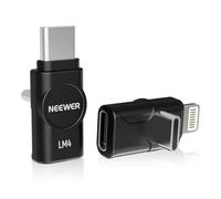 NEEWER LM4 USB Tipo C OTG Adaptadores Set(Paquete de 2), USB C a USB C + USBC a iOS para iPhone iPad Android NEEWER CM28 Pro CM28 Ultra CM28 Micrófono Inalámbrico Uso Carga, No para Carga Rápida PD