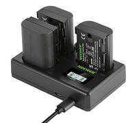 NEEWER LP-E6 - Batería de Repuesto y Cargador (3 Unidades, 2000 mAh, Repuesto para batería LP-E6 y Cargador Triple USB, Compatible con Canon EOS 5D Mark II Mark III Mark IV 5D SR 60D 60Da 6D 70D 7D
