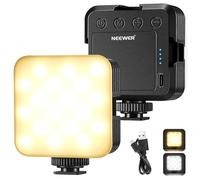 NEEWER - Luz de vídeo LED, portátil Bi-Color 3200K~5600K - Luces atenuadas para cámaras de atenuación, CRI 97+,8 Modos de Escena, 2000 mAh, batería Recargable para Gaming/Youtube/Vlog/Fotografía-