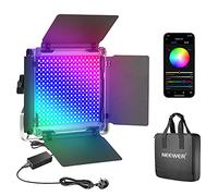 Neewer Luz de Video LED RGB 660PRO con Control de aplicación, iluminación de Video de 50 W, 360° a Todo Color, CRI 97 con Soporte Barned/U para Juegos, transmisión, Youtube, Webex, transmisión