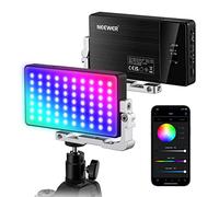 NEEWER Luz de Video RGB, SL90 12W 4300mAh Batería 360° A Todo Color 18 Escenas, 2500~10000K CRI97+ Panel Luz en Cámara de Aleación de Aluminio, Aplicación y Control 2.4G para Youtube/Vlog/Fotografía
