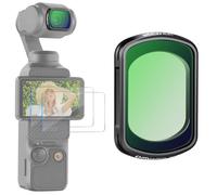 NEEWER Magnético 1/2 Filtro Black Diffusion de Efecto Compatible con dji Osmo Pocket 3 / Pocket 4 / Xtra Muse, Filtro de Objetivo Cinematográfico de Ensueño, Accesorios Action CAM,2 Protectores,FL-80