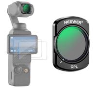 NEEWER Magnético CPL Filtro Compatible con dji Osmo Pocket 3 Creator Combo Accessories, Kit de Filtro Polarizador Circular Multicapa con 2 Protectores de Pantalla, Accesorios para Action CAM
