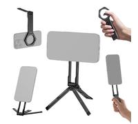 NEEWER Magnético Soporte Móvil, Metal Ligero Portátil Móvil Escritorio Tripod Mount Selfie Stick Grip Carabiner Estilo Liberación Rápida, Compatible con MagSafe iPhone para Grabación Video, DS027