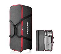 Neewer Maletín con Ruedas para Equipo de Estudio fotográfico, con Ruedas, Correas, Compartimento Acolchado, asa para Soportes de luz, estroboscópicos, Accesorios de fotografía, Red, 96x39x31cm,