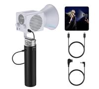 NEEWER - Mango de batería para iluminación de vídeo COB Serie HS MS HB, 6800mAh/99Wh, Salida Tipo C PD 100W, D-Tap 14,4V/10A, D-Tap Soporte portátil para Viajes y rodaje al Aire Libre, PH99E