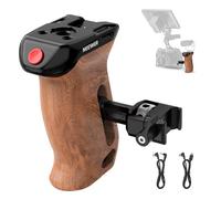 NEEWER Mango Lateral Madera con Disparador Remoto Inicio/Parada Abrazadera NATO Roscas de 1/4" y 3/8" Ajuste Vertical Carga 22lb Compatible con SmallRig Jaula Cámara Sony Fujifilm Panasonic, CA123