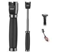 NEEWER Mango telescópico de 30 cm para micrófono inalámbrico Go, Adaptador de Mano para micrófono de Video Lavalier con Zapatos fríos Compatible con RODE Wireless Go II dji Mic CM22, MS004