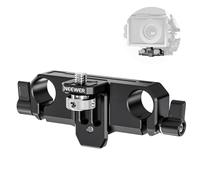 NEEWER Matte Box Soporte, LWS 15mm Abrazaderas de Varilla dDoble con Tornillo de 1/4" y Ajuste Vertical de 0,9"/22mm, Compatible con SmallRig NEEWER Mini Matte Boxes, PG013