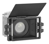 Neewer Mini Caja Mate con Dos Bandejas de Filtro de 4""x5.65"" 4 Adaptadores de Lente Circular Bandera Superior de Fibra de Carbono Compatible con