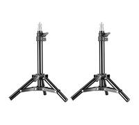 Neewer Mini Juego de Dos Soportes de fotografía de Aluminio Luz de Fondo con 20 "/50 cm Altura máxima para Relfectors, Cajas de luz, Luces, Paraguas, Fondos