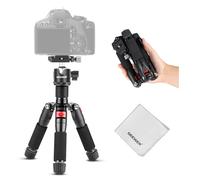 NEEWER Mini Trípode Escritorio 20'' Soporte Portátil Viaje de Aleación de Aluminio 360° Cabezal Esférico 1/4'' Placa Liberación Rápida para Cámara DSLR y Videocámara, Máx Carga 11lbs,Paño de Limpieza