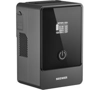 NEEWER Mini V Soporte Batería 6800mAh 99Wh, 100W Carga Rápida, PS099F Negro | Carga USB C PD3.0 Bidireccional, 2.5h Carga Completa, 6 Puertos, OLED, Compatible con SmallRig BMPCC 4K 6K