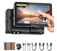 NEEWER Monitor De Campo para Cámara DSLR 7 Pulgadas, Pantalla Táctil OLED 1920x1080 1200 Nits, HDMI 4K Bucle, 3D LUT, Enfoque Pico, HDR, SDI, 2 Baterías F750 4400mAh, para Cine Y Fotografía, F700U