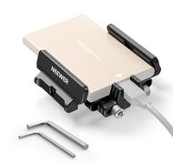 NEEWER Montura Soporte SSD Soporte con Zapata Fría Cable Pinza, UA035 | 1.6"-2.6" Para Samsung T5 T7 SSD Sandisk, Para SmallRig Cage Para BMPCC 4K 6K iPhone 15 Pro Max Jaula de Celular