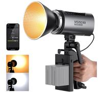 NEEWER MS150B Luz de Video LED de Color Abeja con Control de aplicación, Modo 2.4G, 130 W Mini COB Salida Continua iluminación Arco Montura, 20