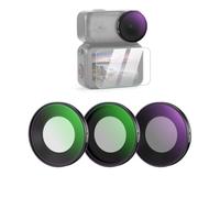 NEEWER ND Filter Set Compatible con dji Osmo Nano (ND8/UV/CPL), Screw On Action Camera Objetivos Densidad Neutra Polarizador Filtro Multicapa Vidrio Optico Accesorios con Protector Pantalla, 3 Packs