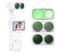 NEEWER ND Filtro Juego Solo Compatible con Insta360 Luna Ultra,Densidad Neutra Variable(ND2-32) + CPL + 1/4 Black Diffusion Kit de Accesorios de Fotografía para Lente Objetivo de Cámara Gimbal,FL-L03