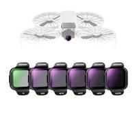 NEEWER ND Filtro Set Compatible con dji Flip/Lito X1 Dron, ND8 ND16 ND32 ND64 ND256 PL Snap On Kit de Accesorios con Filtros Lente ND Polarizados Densidad Neutra HD Multicapa Montaje, FL-N48