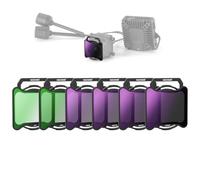 NEEWER ND Filtro Set Compatibles con dji O4 Air Unit Pro, ND8/ND16/ND32/ND64/CPL/UV, Paquete de 6 Snap On Kit Accesorios Filtros Vidrio Optico HD Multicapa para FPV DIY Drone Flights, FL-N63