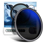 NEEWER ND2-ND400 - Filtro ND Variable de 77 mm (1 a 9 Paradas) con Revestimiento Multicapa, Impermeable, Resistente a los arañazos, Ultra Fino y Variable, Filtro Gris