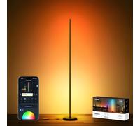 NEEWER NF04 Smart LED Floor Lamp,1000lm RGBW Corner Light Foco Esquina Compatible con Google Assistant Alexa,App/AI Design/Music Sync/16 Million Color Iluminación Ambiental,Sala Dormitorio Home Decor