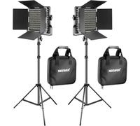 NEEWER NL660 Kit LED Luz de Video Bi Color con Soporte, 2 Piezas