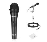 NEEWER NW-040 Micrófono Dinámico Cardioide con Cable XLR,Carcasa Metálica Rígida,Paño Limpieza,Unidireccional Pickup Mic para Instrumento Musical Voz Discurso Público Podcast Canto PC Juego Streaming