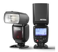 NEEWER NW760-C TTL Flash Speedlite Compatible con Canon DSLR Cámaras, 76Ws GN60 2.4G 1/8000s HSS Speedlight, Conversión TCM, 230 Flashes de Potencia Total, 0.1-2.7s Linterna de Reciclaje Rápido