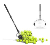 NEEWER Pelotas Tenis Recogedor con Hopper, Telescópico Golf Pelotas Recuperador con Ruedas y Recolector Pickleball, Bolsa Transporte Poliéster para Tenis, Golf y Pickleball Prácticas, TB01S+TB01B