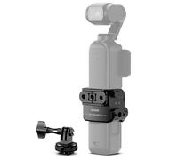 NEEWER Pocket 3 Cage & Adaptador Cámara Acción Compatible con dji Osmo Pocket 3 y Action 2 Montaje Magnético, Aleación Aluminio Rig con Rosca 1/4" y Zapata Fría para Extensión Accesorios, AC009 Pro