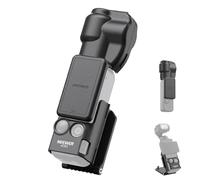 NEEWER Pocket 3 Soporte Magnético Montaje y Protector Kit Compatible con dji Osmo Pocket 3 Creator Combo, 180° Gimbal Adaptador Cámara y Cubierta Protectora Pantalla Antiarañazos, AC015 + AC019