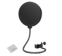 NEEWER Pop Filtro Micrófono Compatible con Blue Yeti Mic, Pantalla Anti-Pop Profesional de Doble Capa con Tubo Flexible de 360°, Clip Ajustable y Paño de Limpieza, NW(B-3)