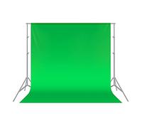 NEEWER Pro Fondo fotográfico 1,8 x 2.8M, Plegable Telón de Fondo de Poliéster para Estudio fotográfico para Fotografía, Vídeo y Televisión, Verde, Incluye únicamente el Fondo